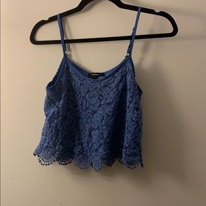 ambiance blue tank top